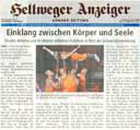 "Hellweger Anzeiger Unna" Mo. 05.01.2009