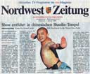 "Nordwest Zeitung Oldenburg" Mi. 07.01.2009