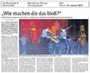 "DIE RHEINPFALZ Wochenblatt" Mo. 23.01.2012